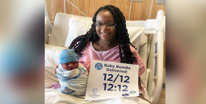 Baby born on 12/12 at 12:12